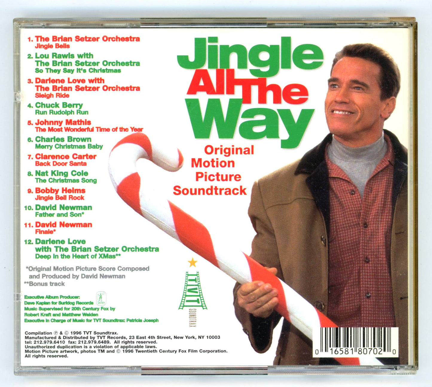 Jingle All The Way (1996) Motion Picture Soundtrack Vintage CD
