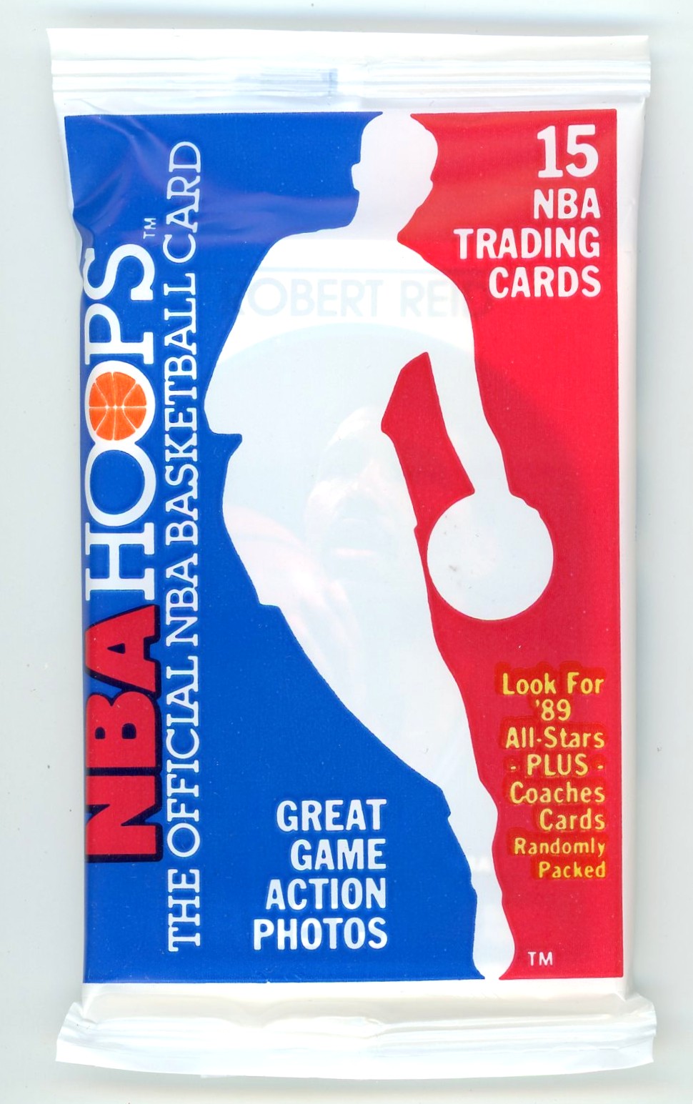1989/90 NBA Hoops Series 1 Wax Pack (15 Cards) Possible David Robinson Rookie