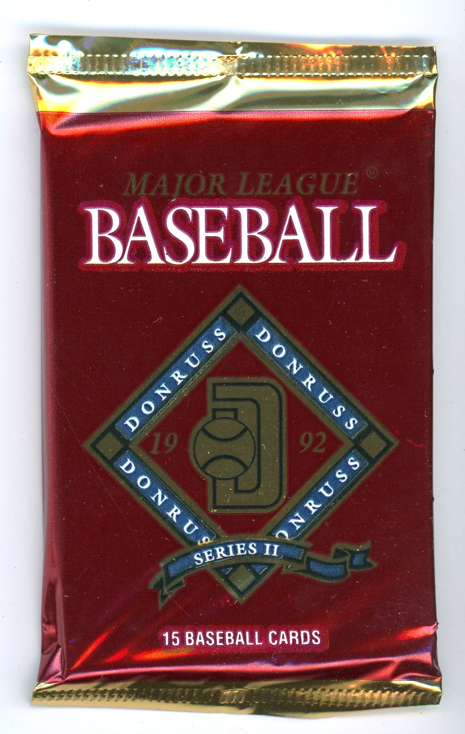 1992 Donruss Elite MLB Baseball Series 2 Wax Pack (15 Cards)
