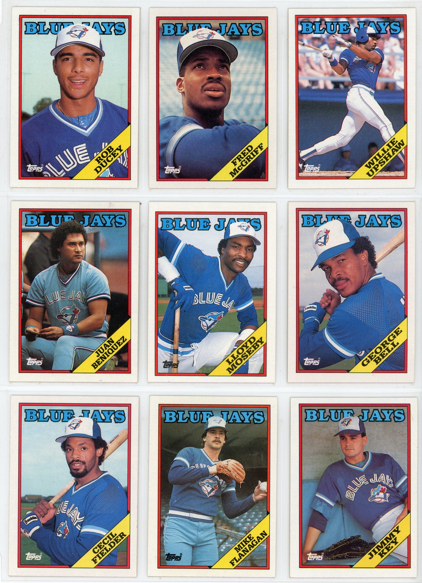 1988 Topps Vintage Toronto Blue Jays Team Set (32 Cards)