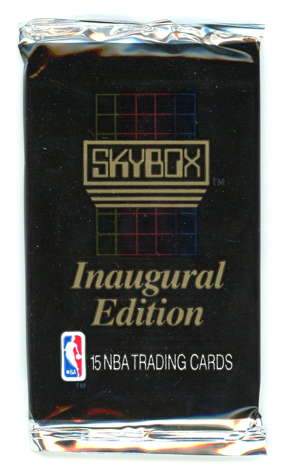 1990/91 Skybox NBA Basketball Series 1 Wax Pack (15 Cards)