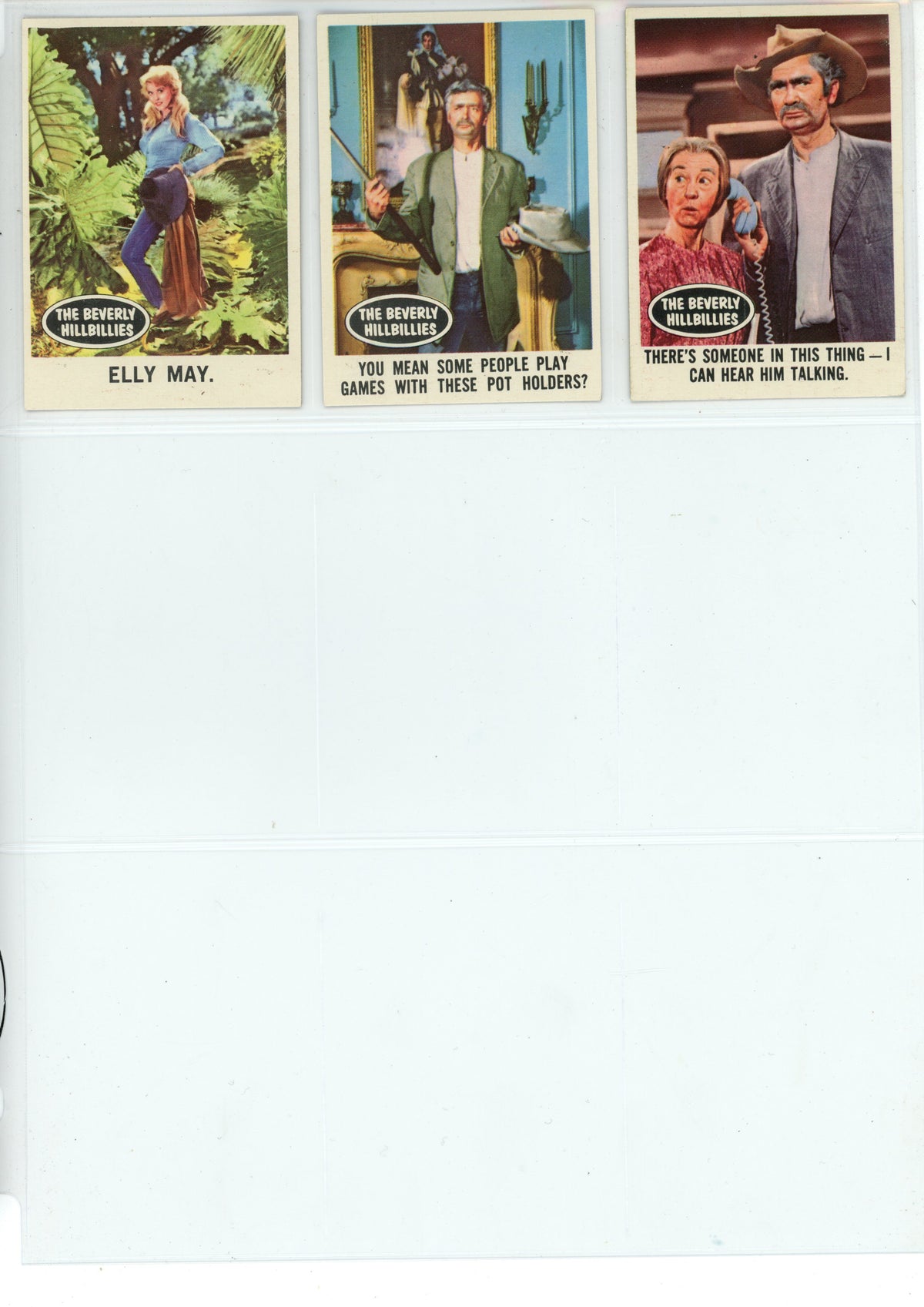 1963 Topps The Beverly Hillbillies Trading Card Complete Set (66 Cards) VG/EX Condition