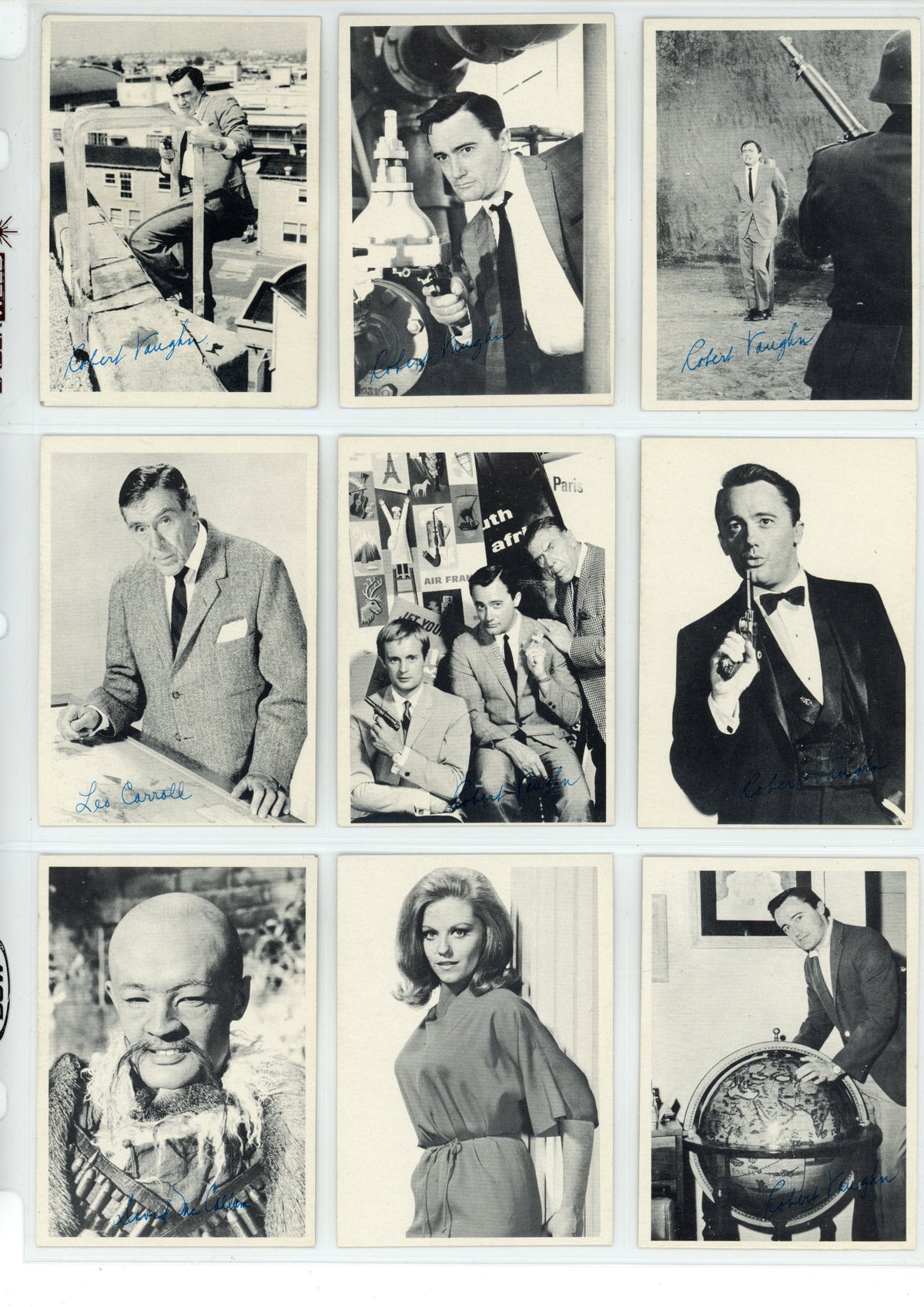 1965 Topps The Man from U.N.C.L.E. Trading Card Complete Set (55 Cards) High Grade