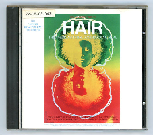 Hair (1967) Broadway Musical Soundtrack Vintage CD