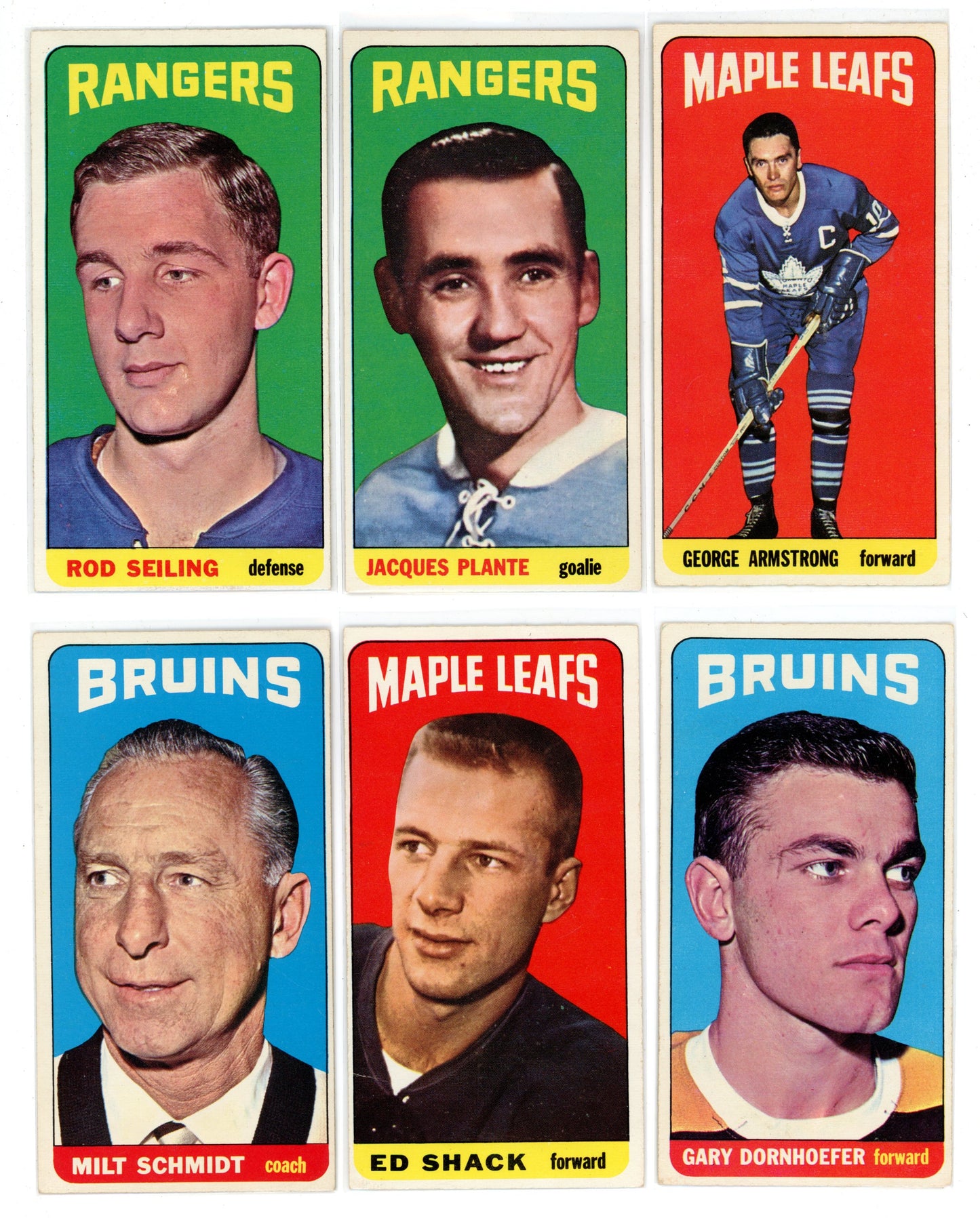 1964/65 Topps NHL Hockey "Tall Boys" Complete Set (110 Cards) VG/EX+ Condition