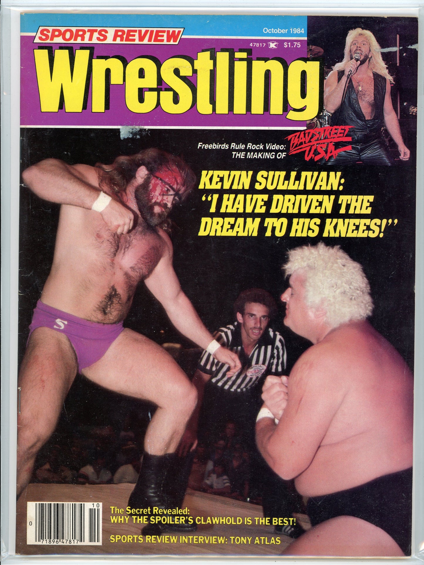 Sports Review Wrestling Vintage Magazine (October, 1984) Kevin Sullivan