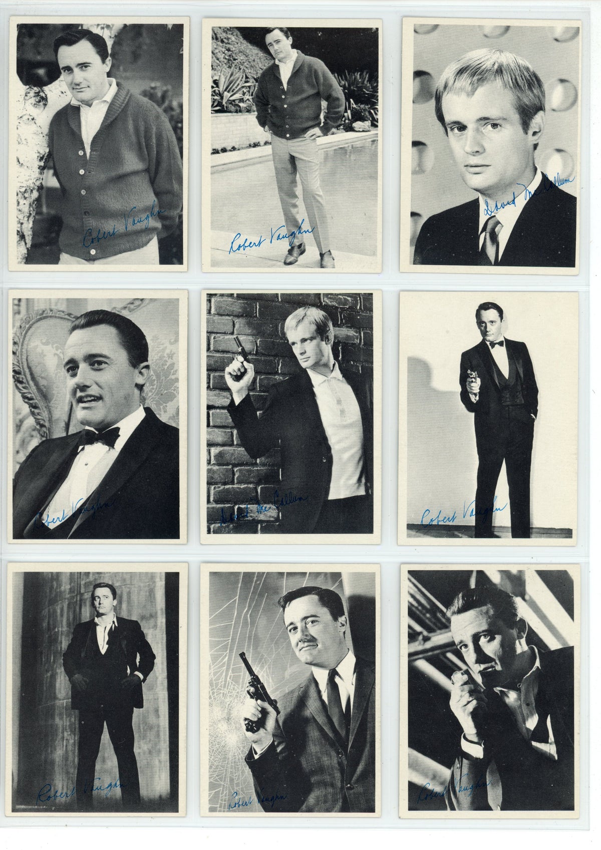 1965 Topps The Man from U.N.C.L.E. Trading Card Complete Set (55 Cards) High Grade