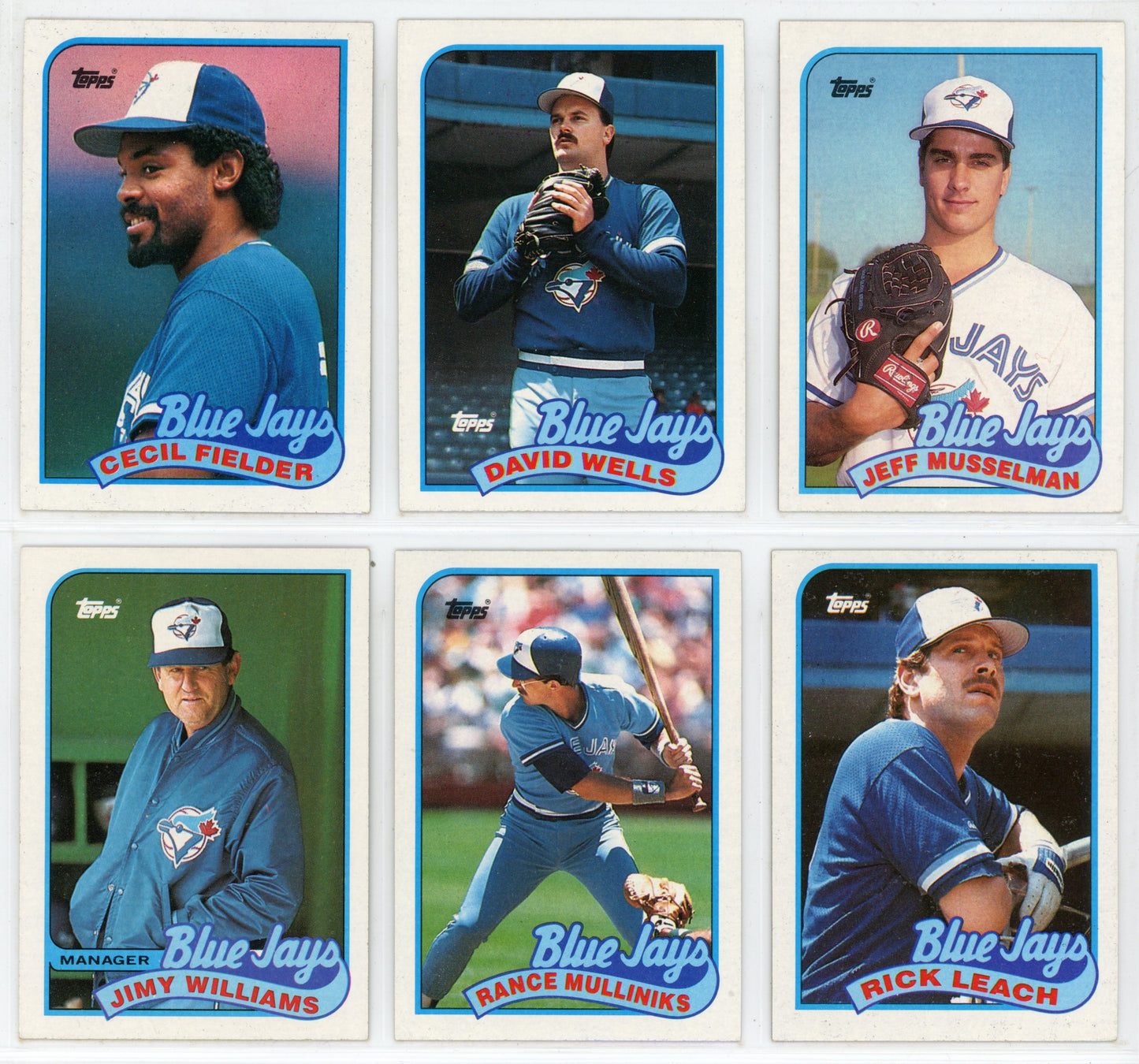 1989 Topps Vintage Toronto Blue Jays Team Set (28 Cards) No George Bell Record Breaker