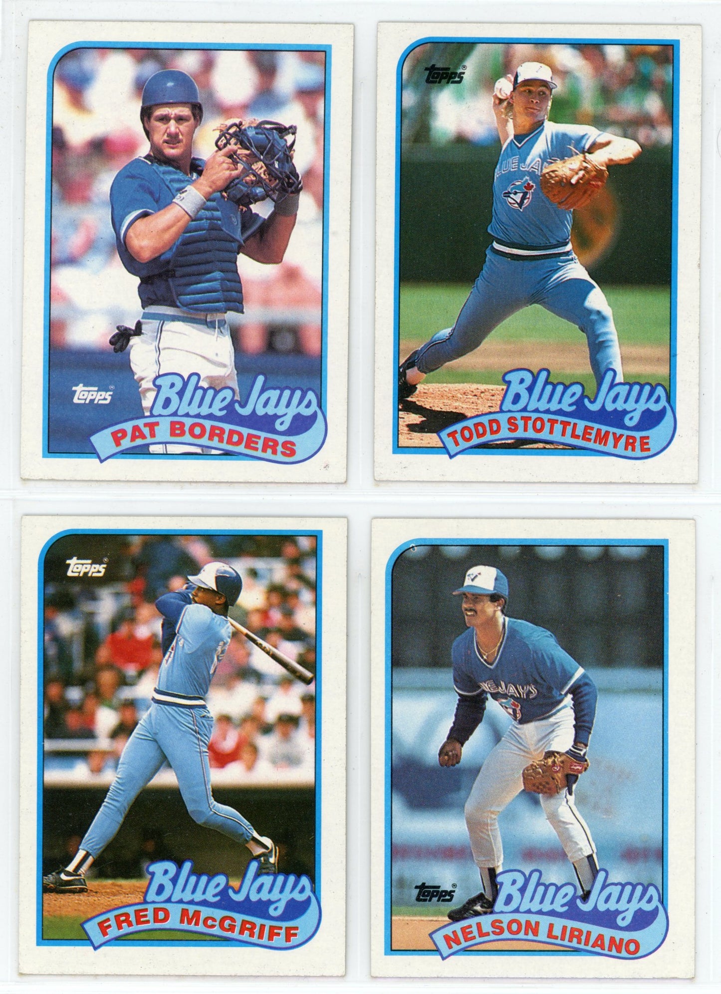 1989 Topps Vintage Toronto Blue Jays Team Set (28 Cards) No George Bell Record Breaker