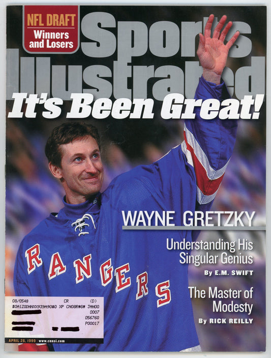 Sports Illustrated Vintage Magazine (April 26, 1999) Wayne Gretzky It's Been Great! Subscription