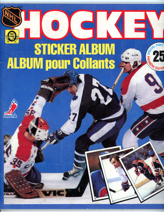 1981 O-Pee-Chee NHL Hockey Album Including Wayne Gretzky Rookie Sticker