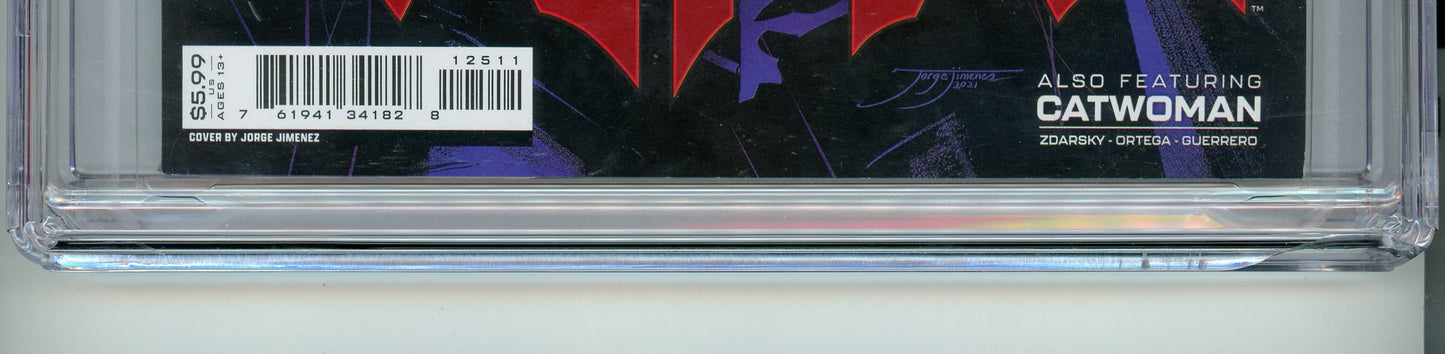 2022 DC Comics Batman #125 Graded Comic Book CGC 9.8 1st Failsafe Appearance *READ*