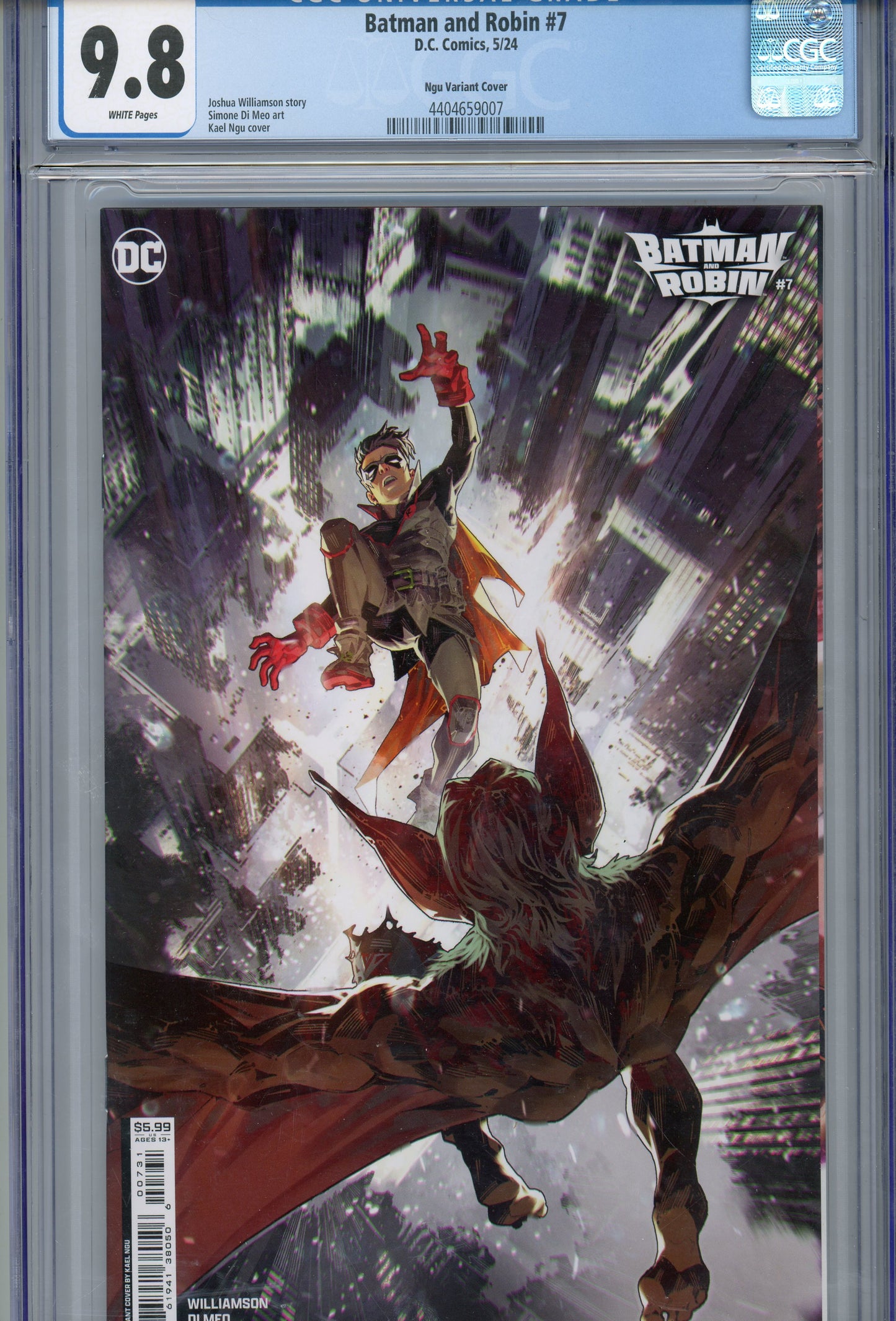 2024 DC Comics Batman and Robin #7 Graded Comic Book CGC 9.8 Ngu Variant Cover
