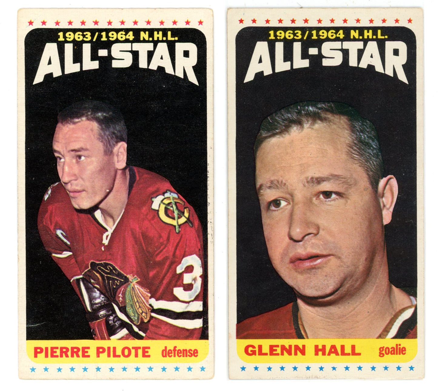 1964/65 Topps NHL Hockey "Tall Boys" Complete Set (110 Cards) VG/EX+ Condition