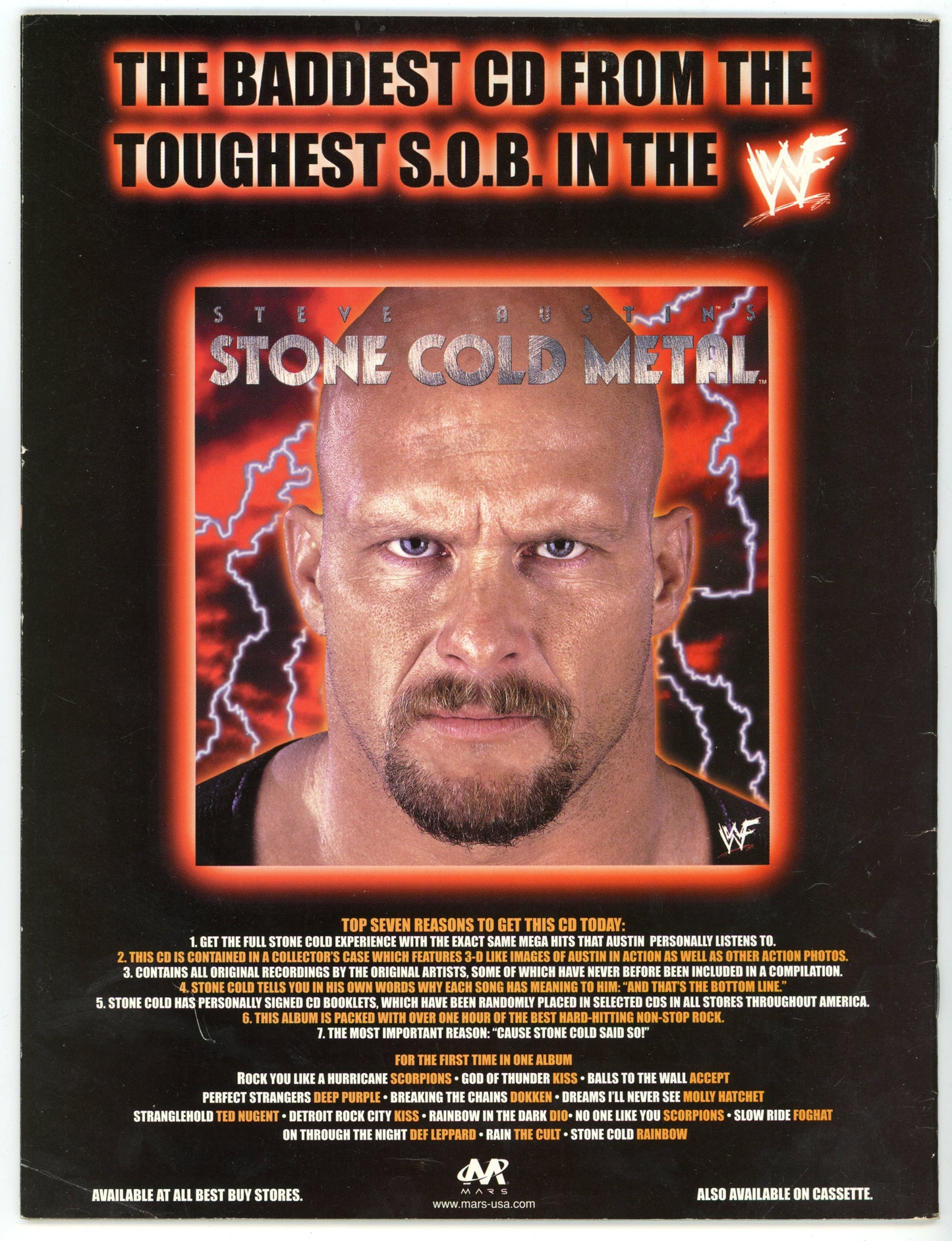 WWE Raw Vintage Wrestling Magazine (January 1999) Year in Review Issue