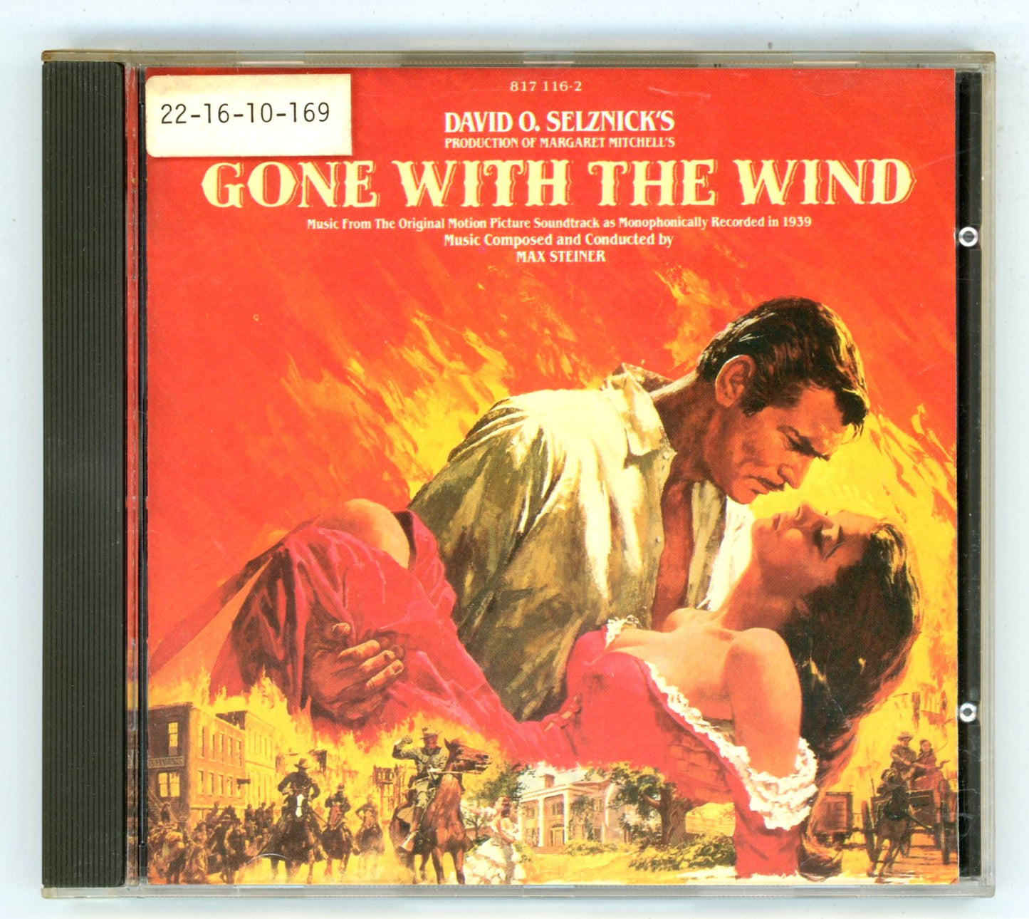 Gone with the Wind (1939) Motion Picture Soundtrack Vintage CD