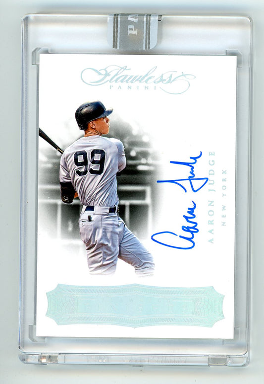 2017 Panini Flawless Aaron Judge Autograph Rookie Card 1/1 Whitebox