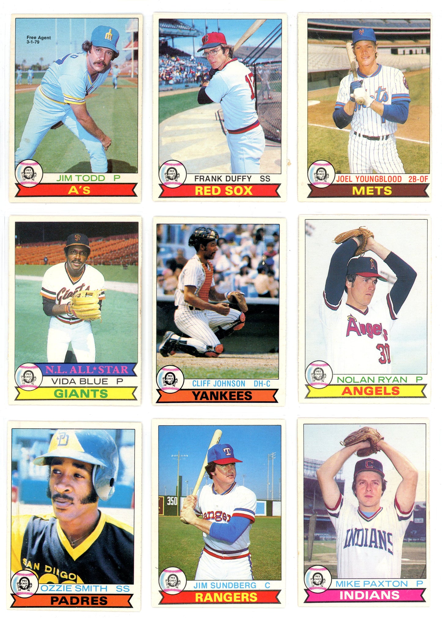 1979 O-Pee-Chee Baseball Complete Set (374 Cards) Excellent Shape