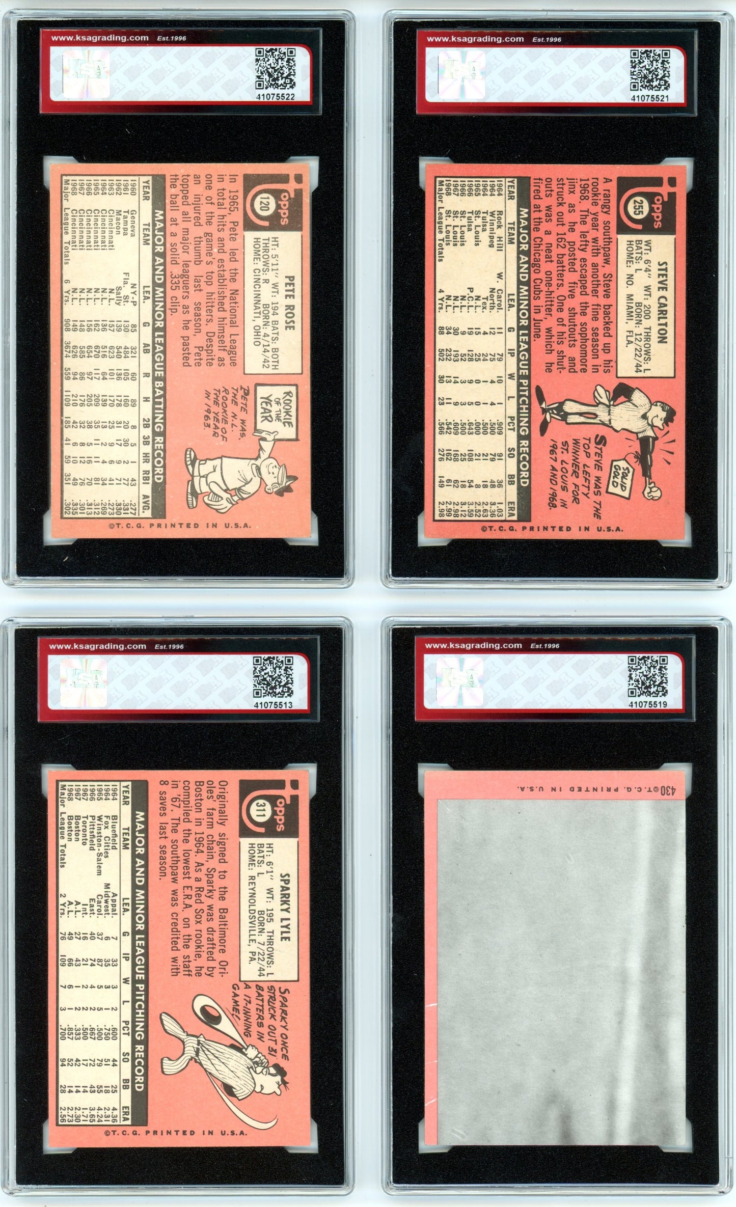 1969 Topps MLB Baseball Complete Set (664 Cards) - with 17 Graded HOF/Star Cards (KSA)