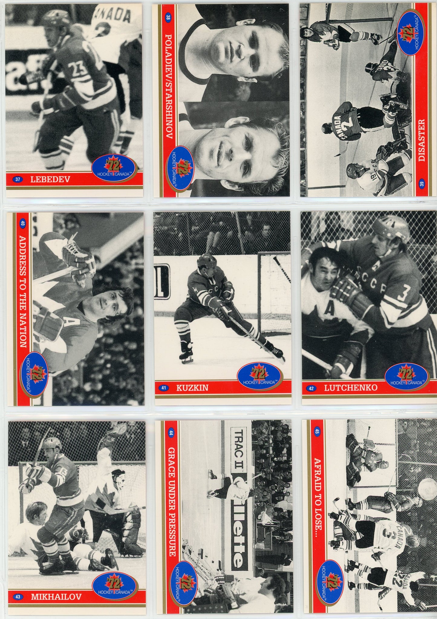 1991/92 Future Trends Canada '72 Summit Series Hockey Complete Set (101 Cards)