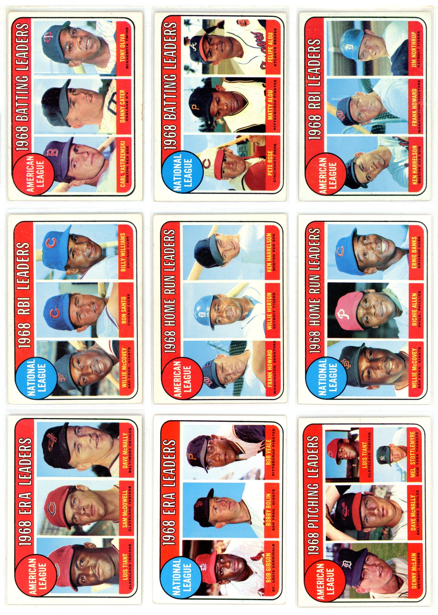 1969 Topps MLB Baseball Complete Set (664 Cards) - with 17 Graded HOF/Star Cards (KSA)