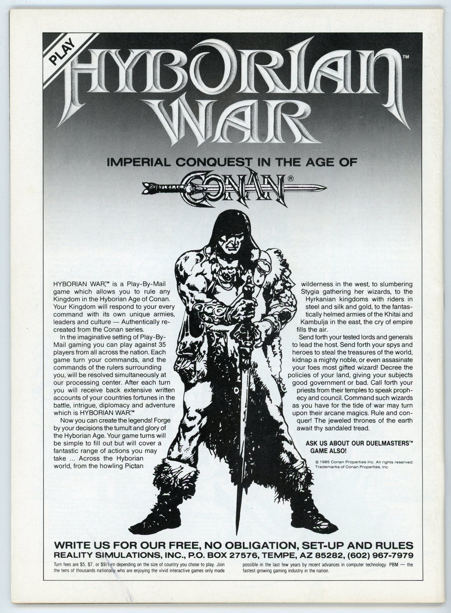 Marvel Magazine Conan Saga Volume 1 No. 53 (August 1991)