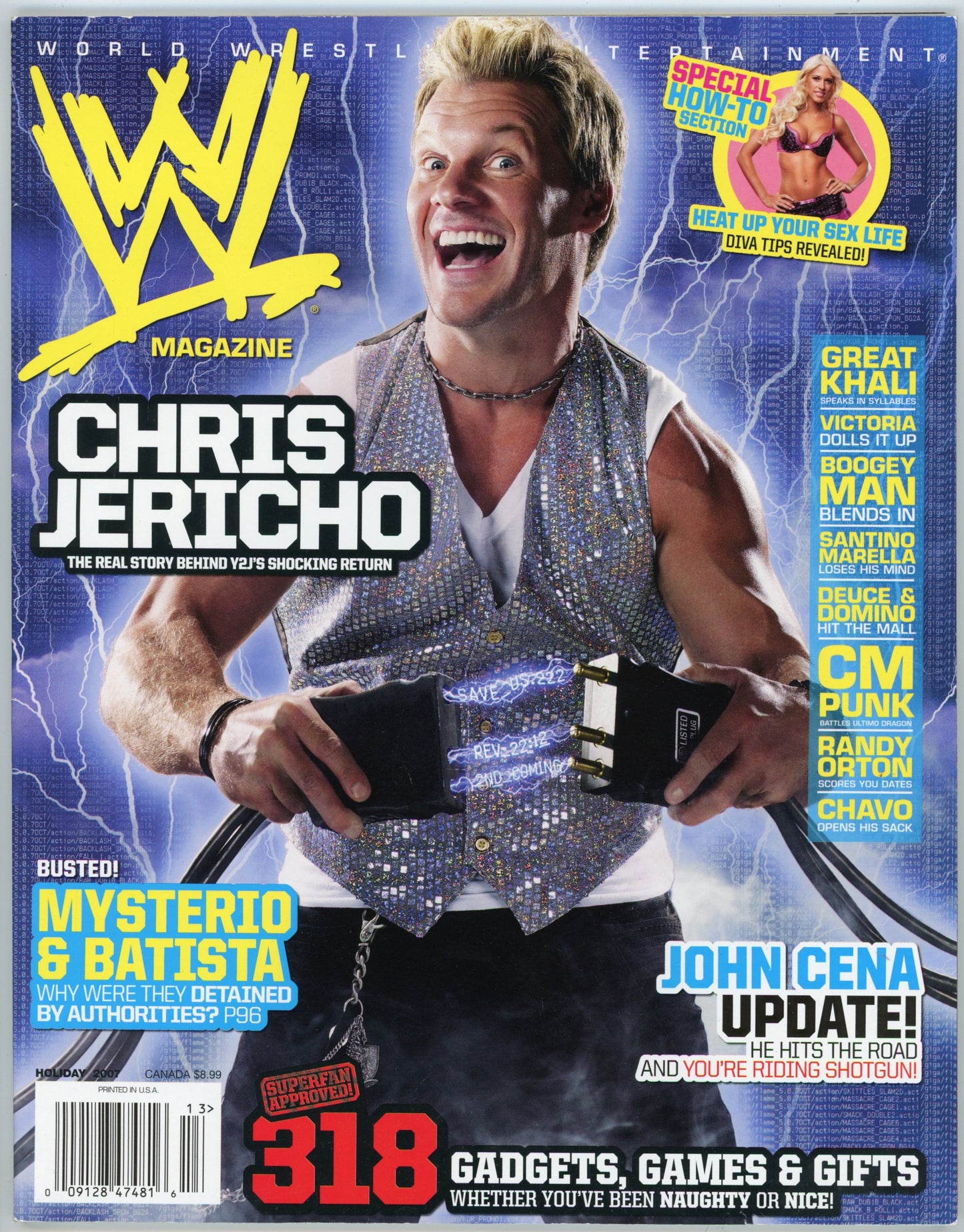 WWE Wrestling Magazine (Holiday 2007) Chris Jericho Cover