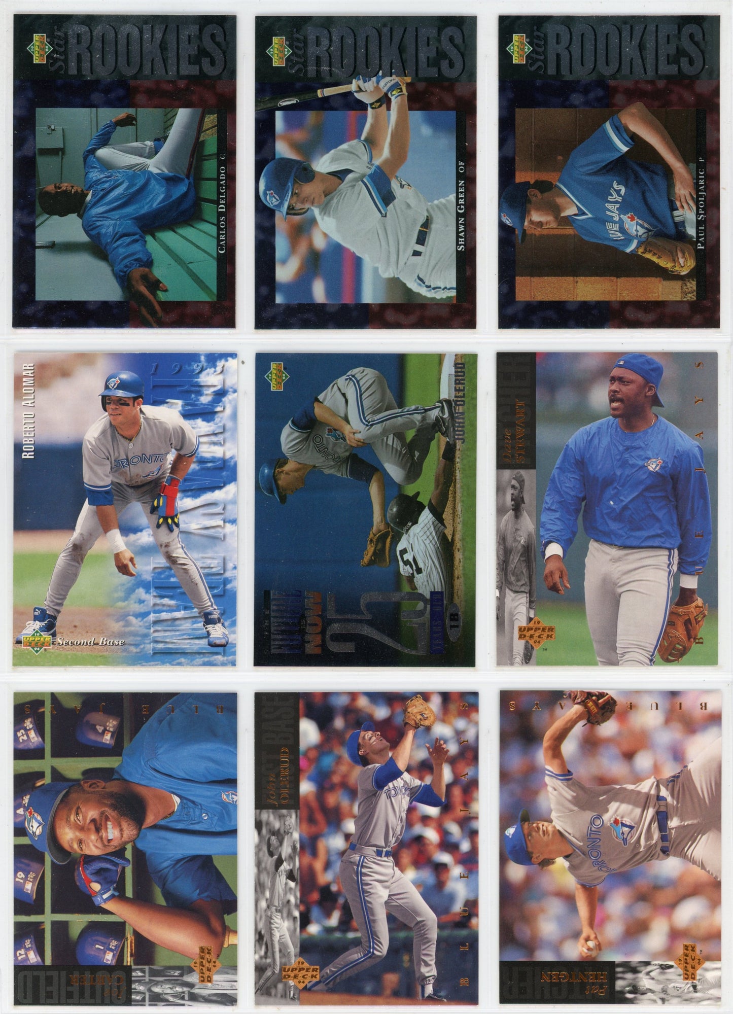 1994 Upper Deck Vintage Toronto Blue Jays Team Set (23 Cards)