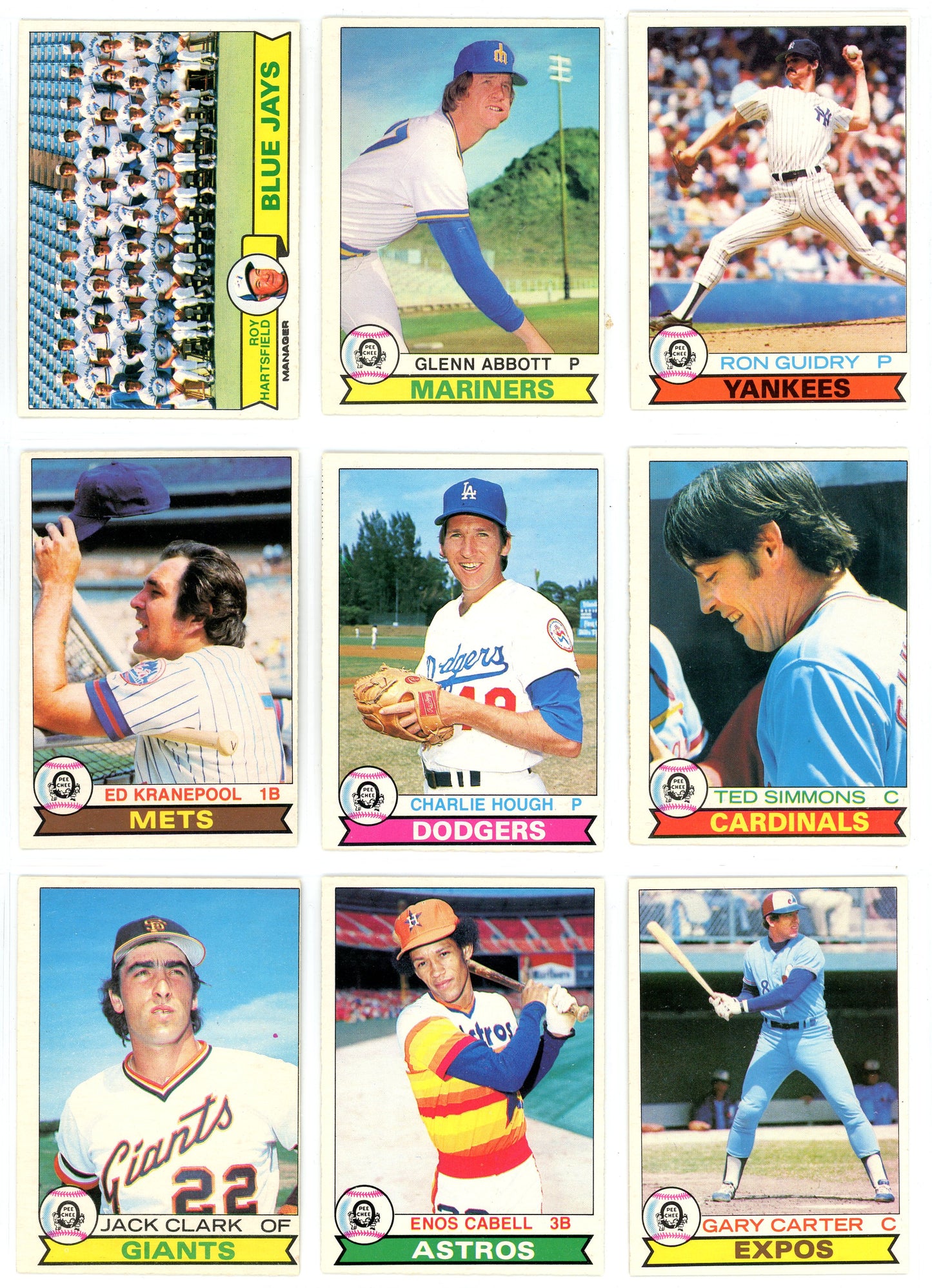 1979 O-Pee-Chee Baseball Complete Set (374 Cards) Excellent Shape