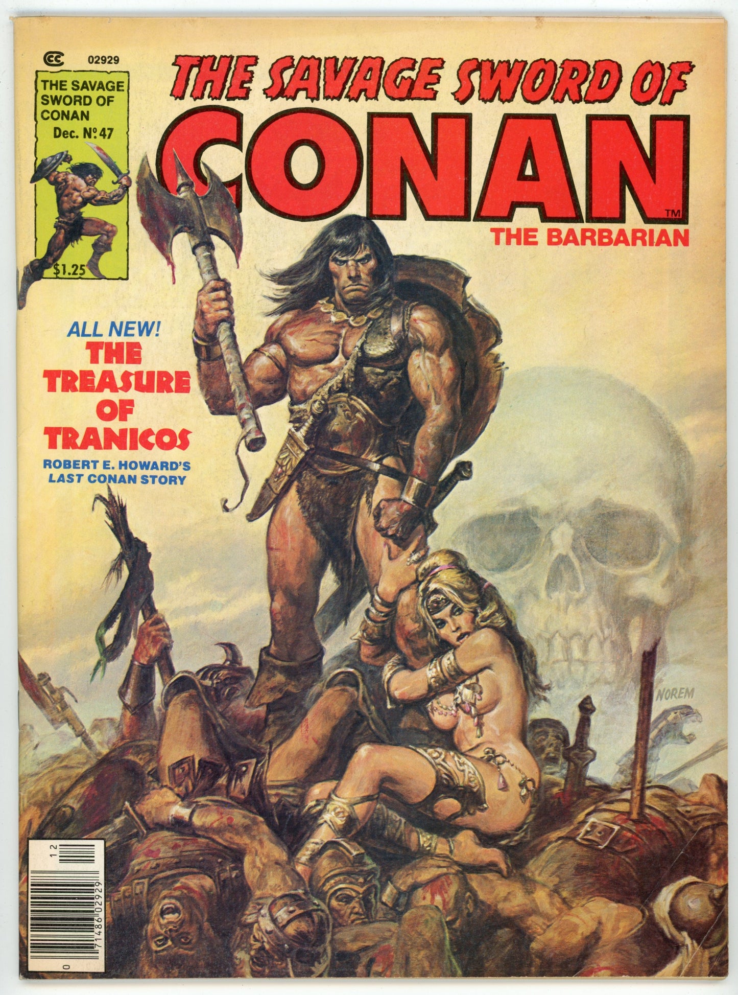 Marvel Magazine The Savage Sword of Conan the Barbarian Volume 1 No. 47 (December 1979)