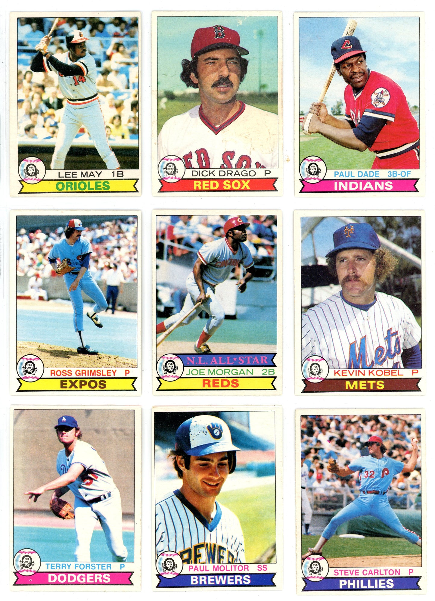 1979 O-Pee-Chee Baseball Complete Set (374 Cards) Excellent Shape