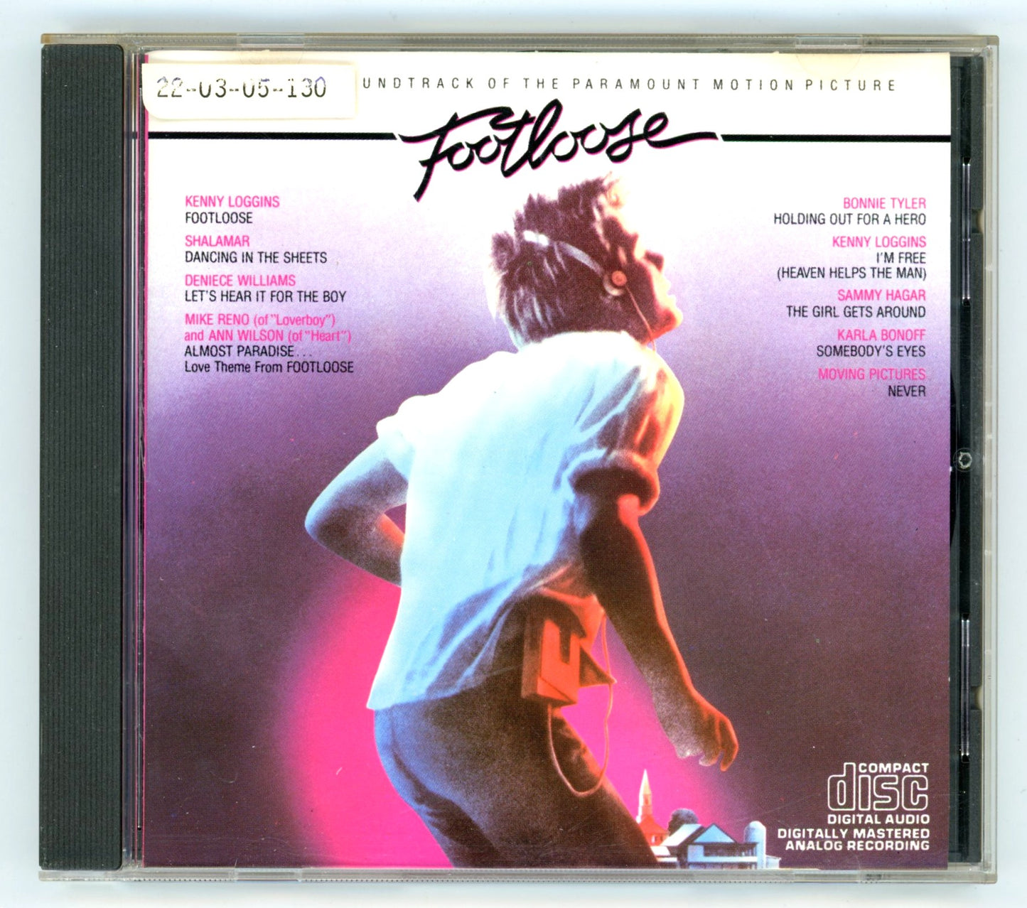 Footloose (1984) Motion Picture Soundtrack Vintage CD