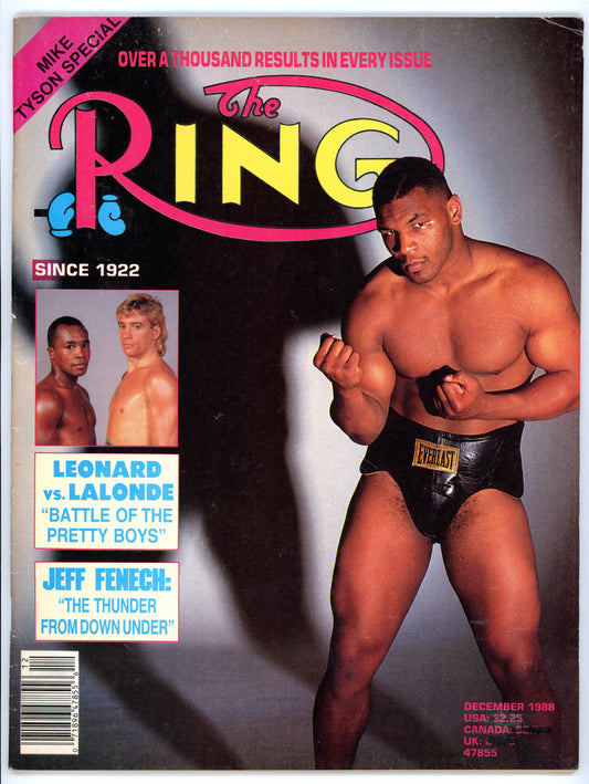 The Ring Vintage Boxing Magazine (December 1988) Mike Tyson Special Issue