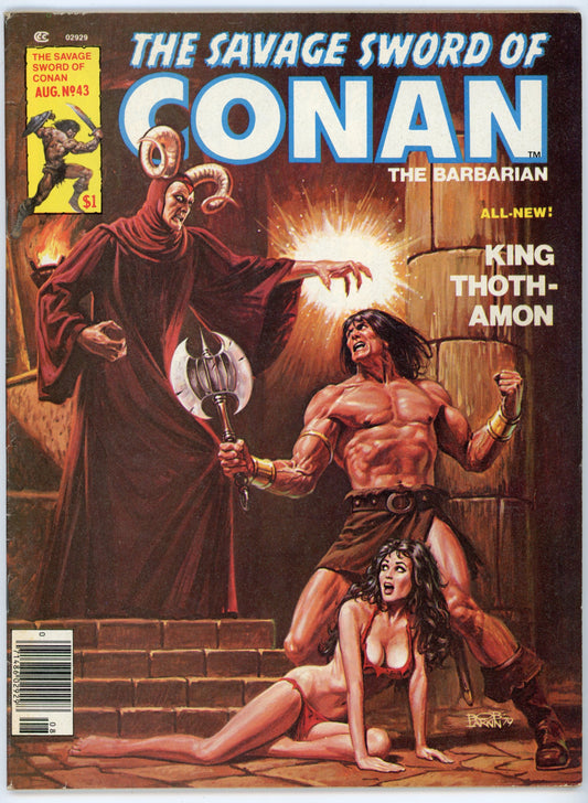 Marvel Magazine The Savage Sword of Conan the Barbarian Volume 1 No. 43 (August 1979)