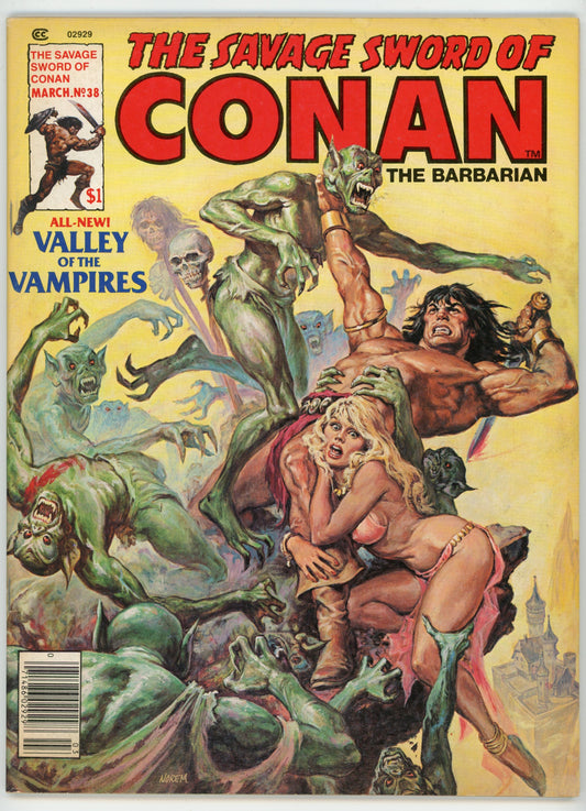 Marvel Magazine The Savage Sword of Conan the Barbarian Volume 1 No. 38 (March 1979)