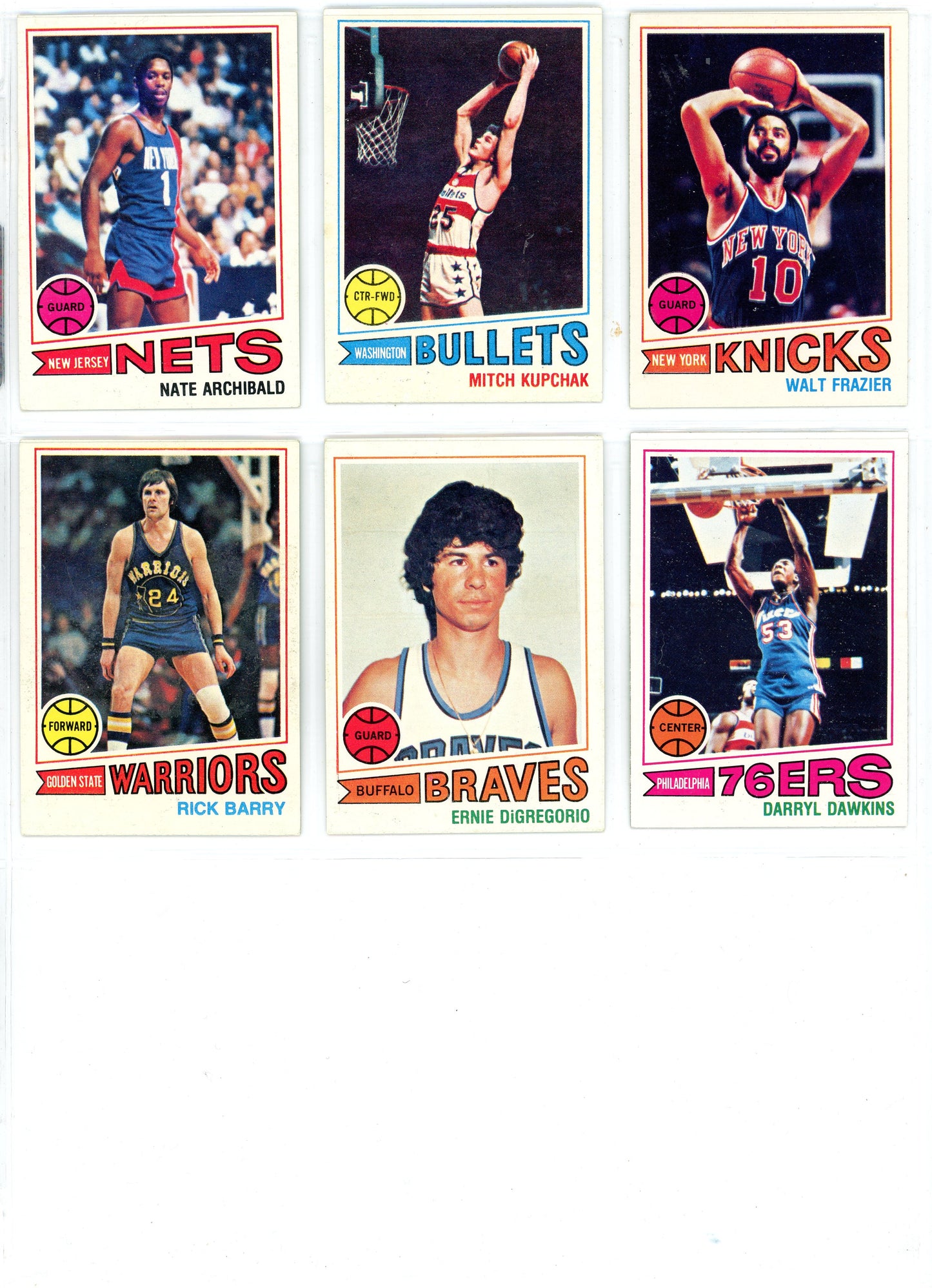 1977/78 Topps Basketball Complete Set (132 Cards) High Grade