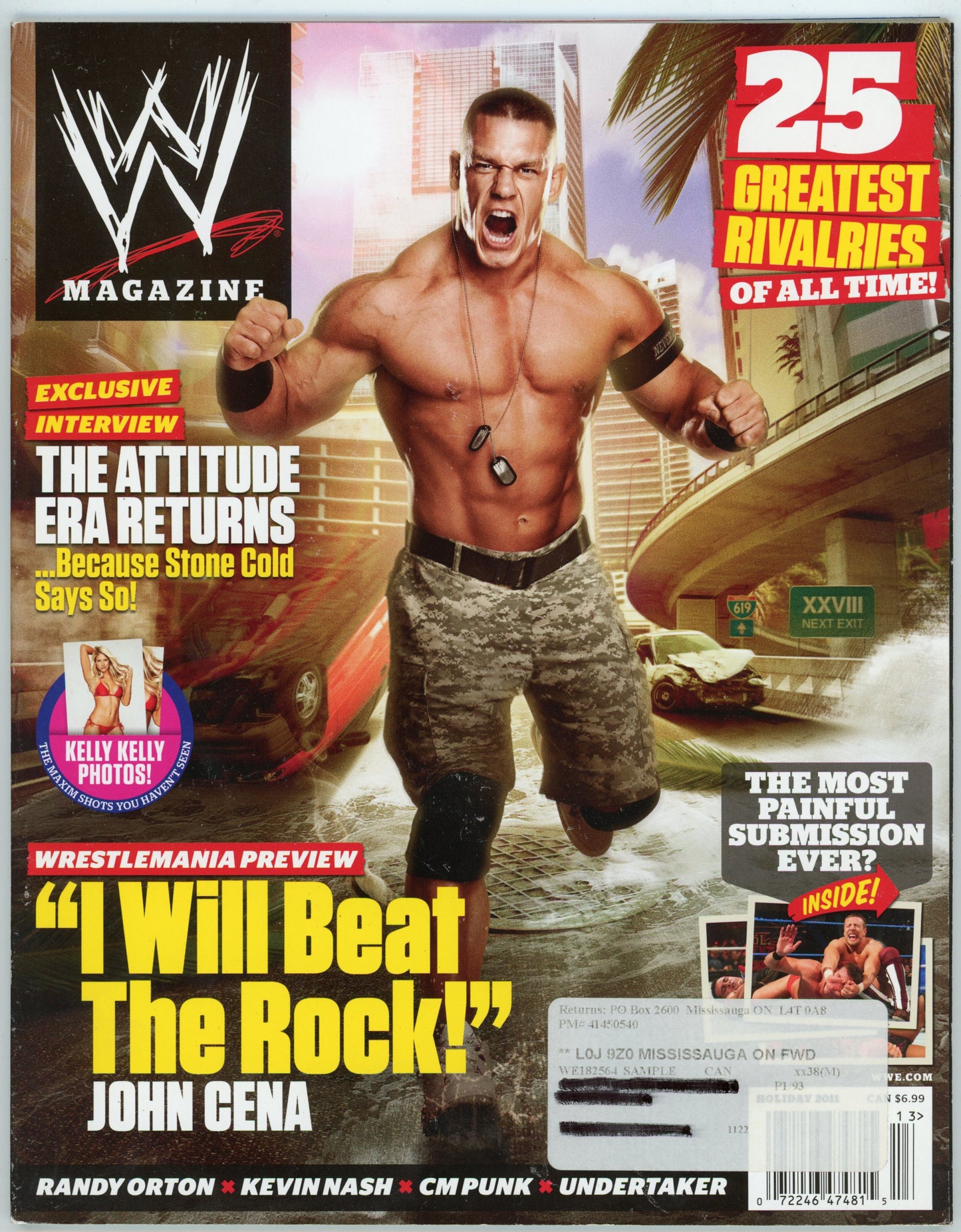 WWE Wrestling Magazine (Holiday 2011) John Cena Cover