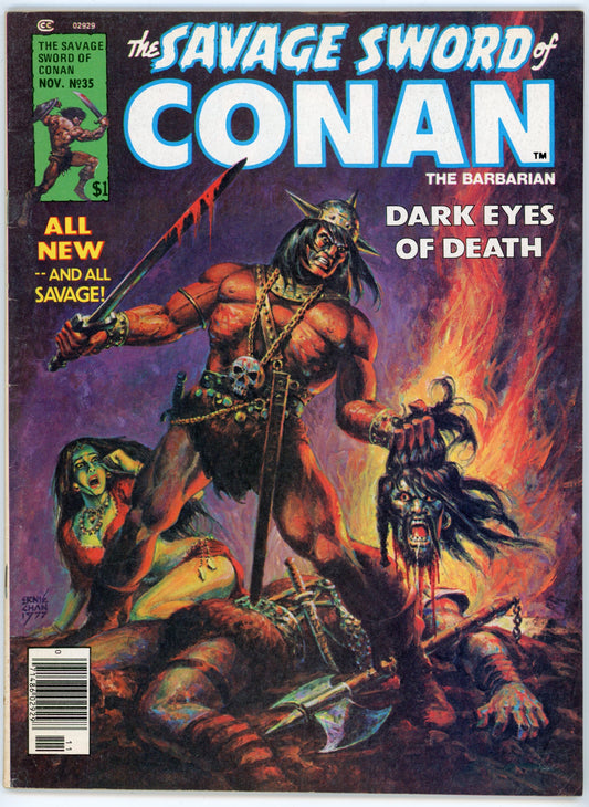 Marvel Magazine The Savage Sword of Conan the Barbarian Volume 1 No. 35 (November 1978)