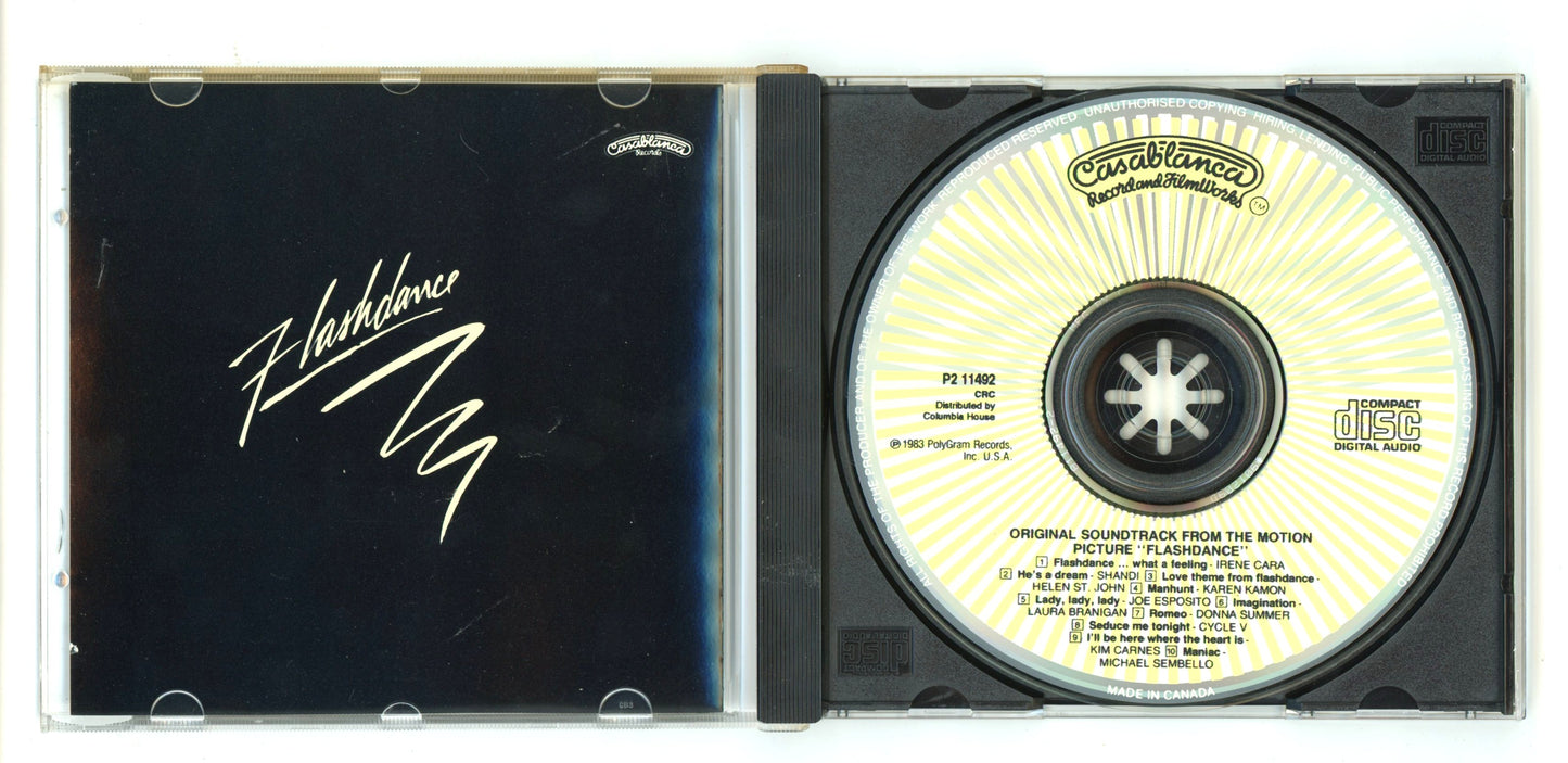 Flashdance (1983) Motion Picture Soundtrack Vintage CD
