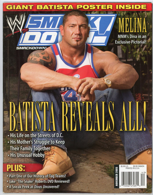WWE Smackdown! Vintage Wrestling Magazine (November 2005) No Poster