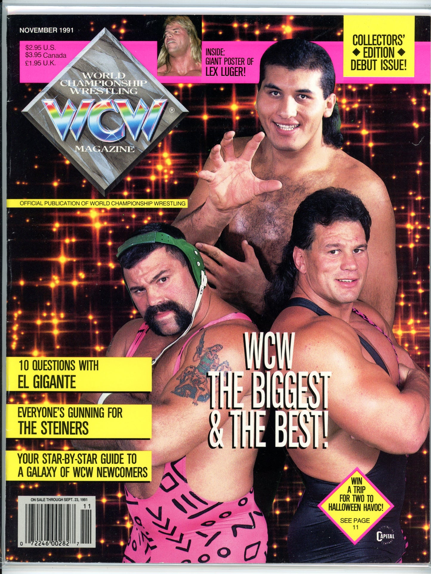 WCW Magazine Vintage Wrestling Magazine (November, 1991) El Gigante