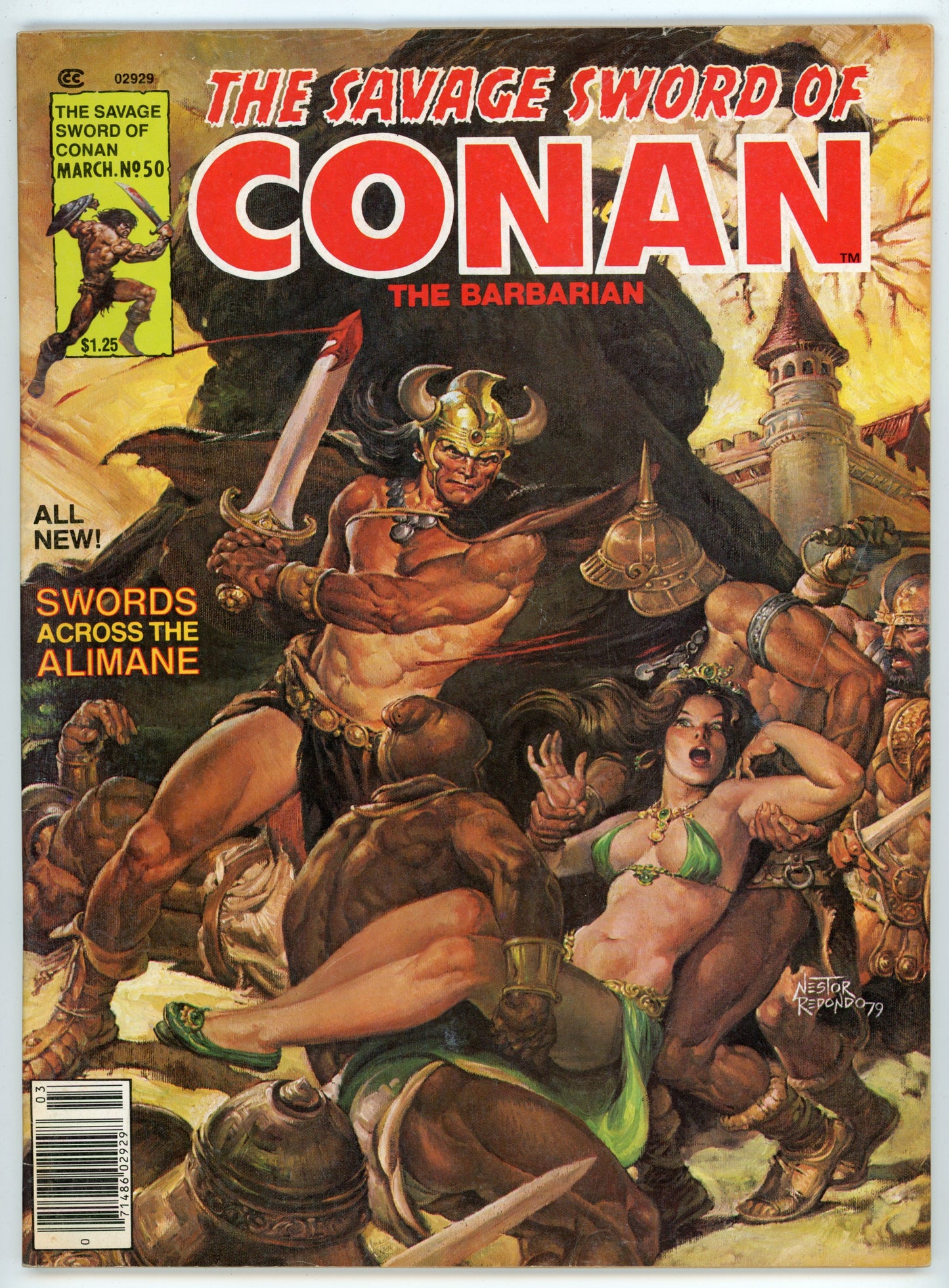 Marvel Magazine The Savage Sword of Conan the Barbarian Volume 1 No. 50 (March 1980)