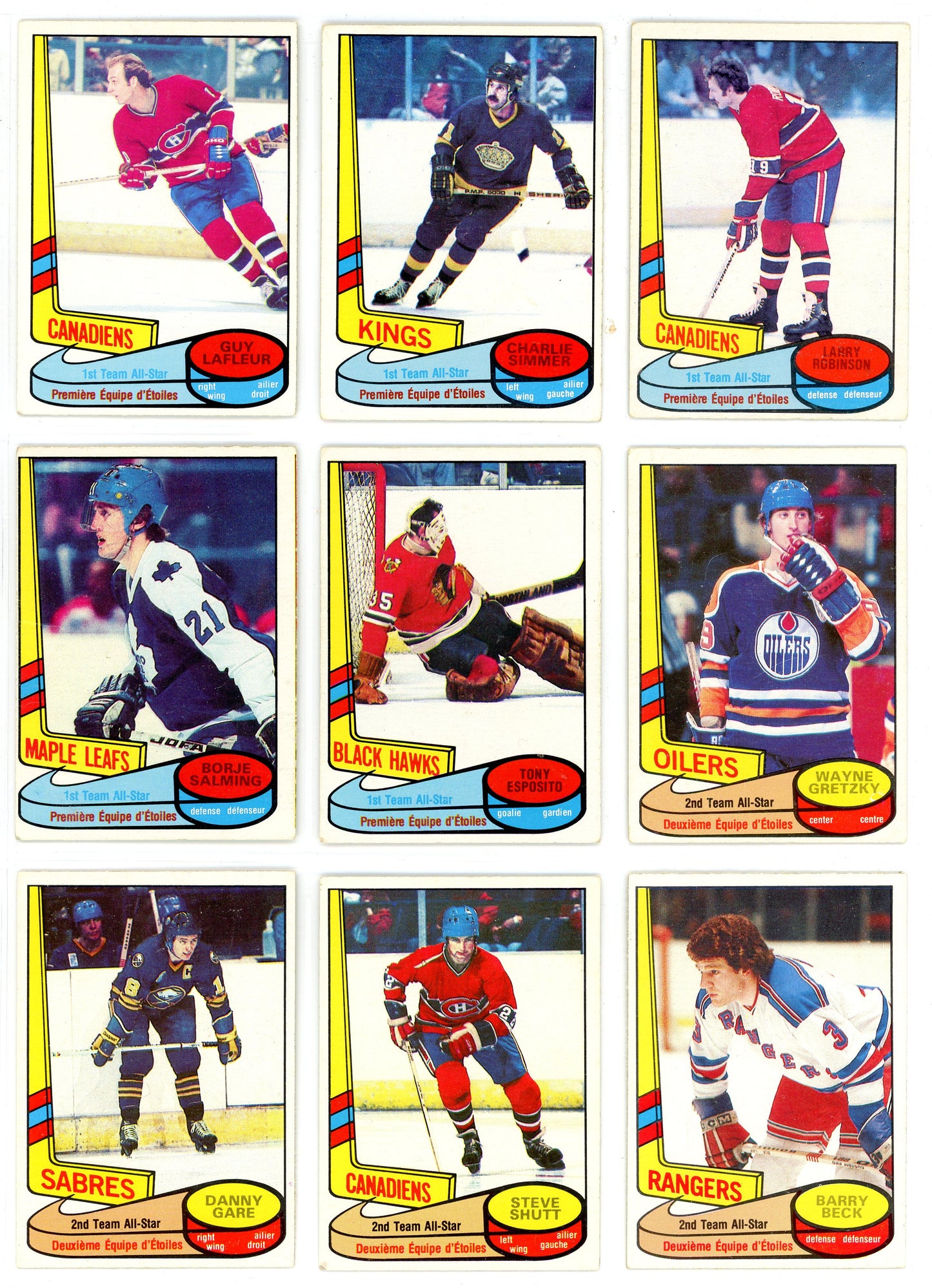 1980/81 O-Pee-Chee Hockey Complete Set (396 Cards) EX-NMT Condition