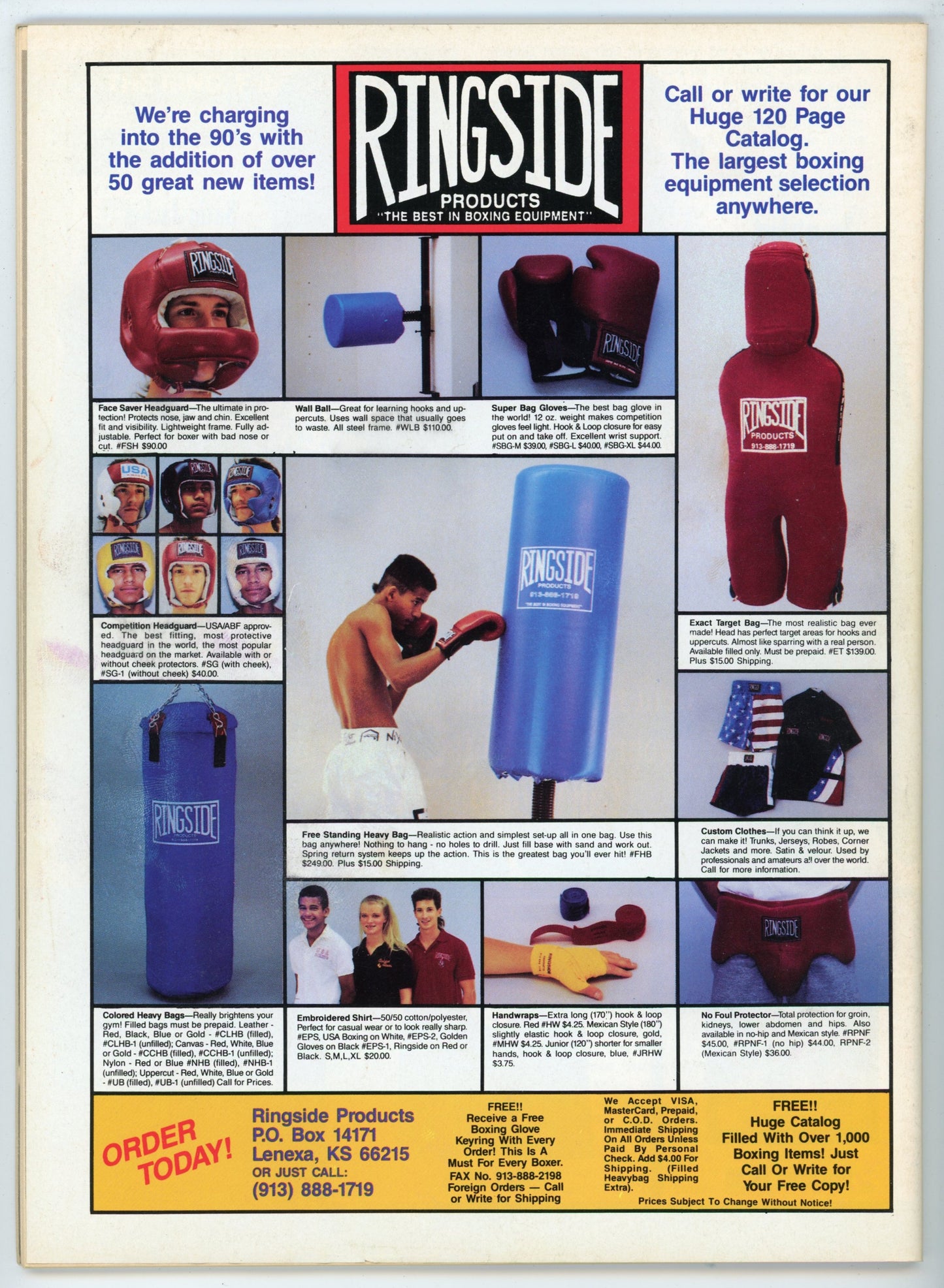 The Ring Vintage Boxing Magazine (July 1991) Mike Tyson Cover