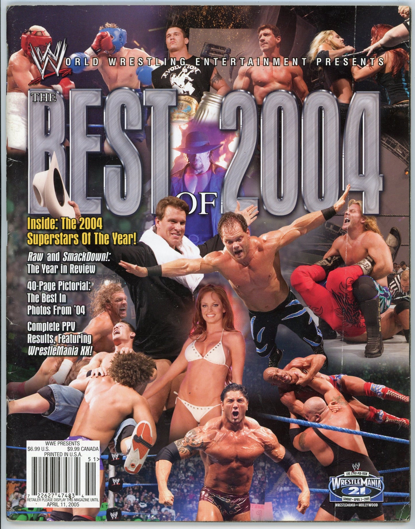 WWE Best of 2004 Vintage Wrestling Magazine (2005) Special Issue