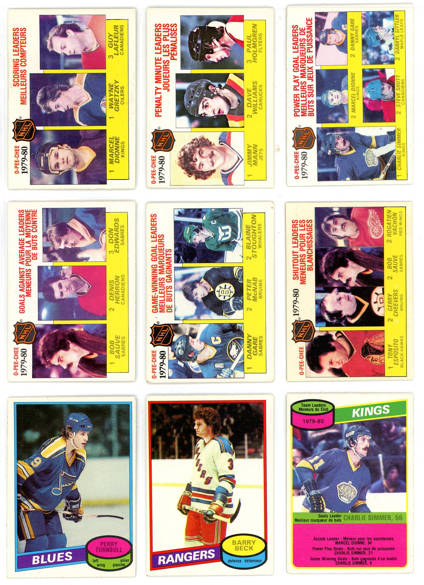 1980/81 O-Pee-Chee Hockey Complete Set (396 Cards) EX-NMT Condition