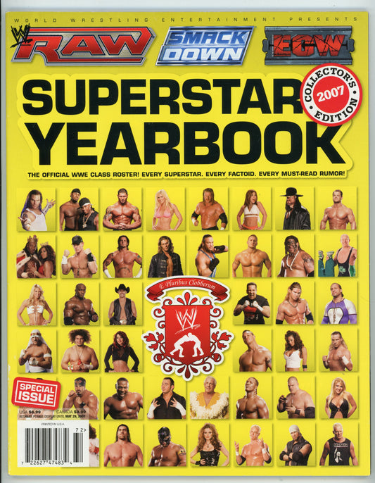 WWE Presents Superstar Yearbook Vintage Wrestling Magazine (2007) Collector's Edition Special Issue