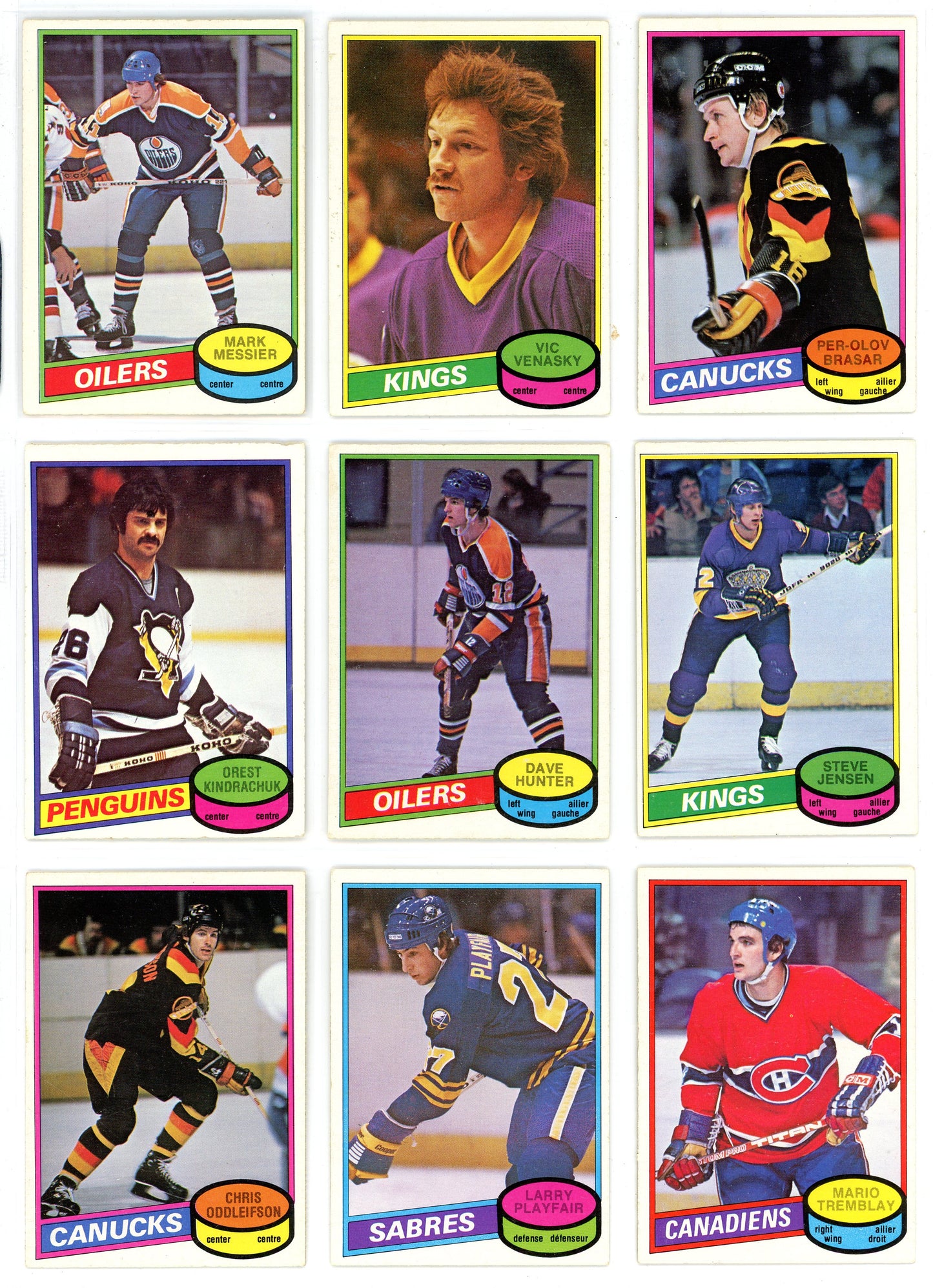 1980/81 O-Pee-Chee Hockey Complete Set (396 Cards) EX-NMT Condition