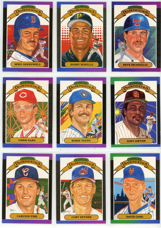 1989 Donruss MLB Baseball Complete Set (660 Cards) Griffey Jr Rookie