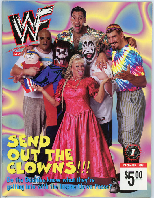 WWF WWE Vintage Wrestling Magazine (December 1998) Insane Clown Posse